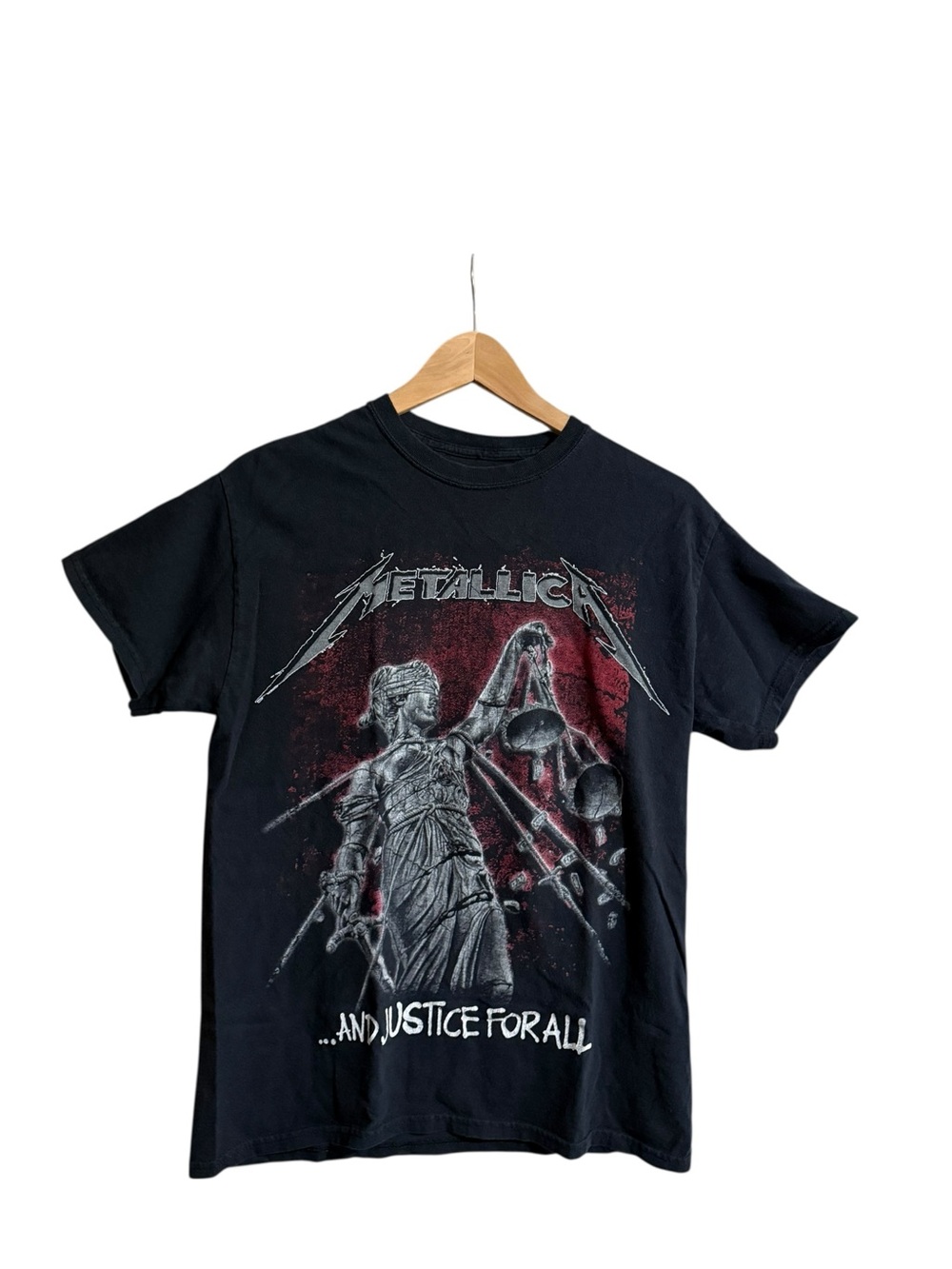 Metallica "...And Justice for All" Graphic Band Tee - Black